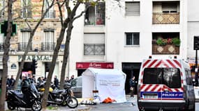 La police rue de Charonne, le 14 novembre 2015, au lendemain des attentats