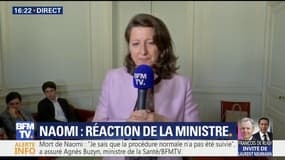 Mort de Naomi Musenga: "Ce n'est pas une question de moyens, c'est une question de formation, d'empathie et d'écoute", assure Buzyn