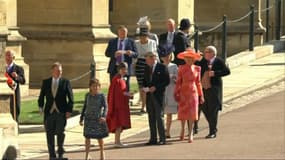 Arrivée des premiers invités à la chapelle St-Georges à Windsor