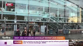 SNCF: des voyageurs sans billet tentent leur chance 
