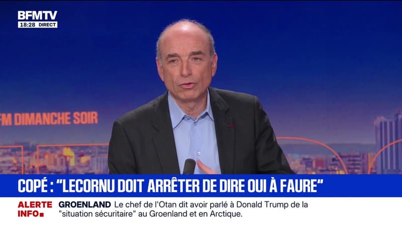 Budget: "Je souhaite que Sébastien Lecornu diminue les surtaxes", déclare Jean-François Copé, ancien ministre