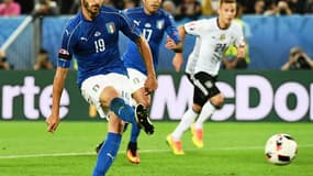 Leonardo Bonucci, ici avec le maillot de la Squadra Azzura, veut frapper fort avec son nouveau club l'AC Milan