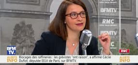 Cécile Duflot face à Jean-Jacques Bourdin en direct
