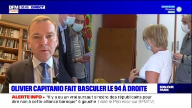 "On n'est pas là pour casser": Olivier Capitanio tient à "rassurer" les habitants du Val-de-Marne, après la bascule du département à droite