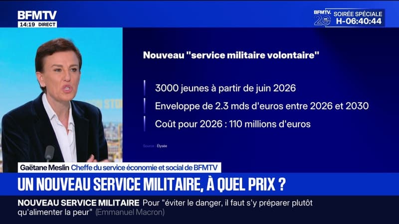Combien va coûter le nouveau service militaire annoncé par Emmanuel Macron?