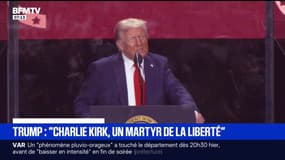"C'est un martyr pour la liberté aux États-Unis": l'hommage de Donald Trump aux obsèques de Charlie Kirk dans l'Arizona