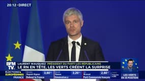 Emmanuel Macron a une "lourde responsabilité" dans la progression du RN, selon Laurent Wauquiez