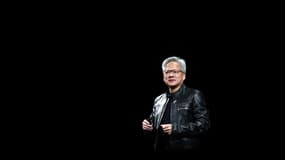 Le patron de Nvidia, Jensen Huang, à Vivatech.