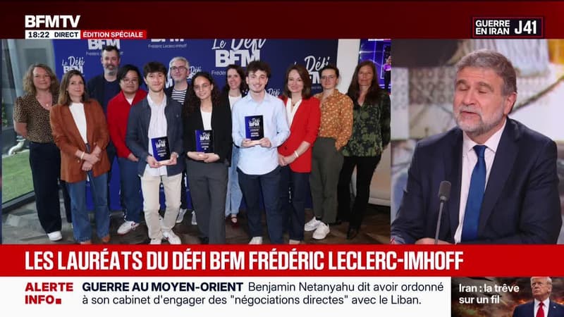 Marschall Truchot : les lauréats du Défi BFMTV Frédéric Leclerc-Imhoff - 09/04
