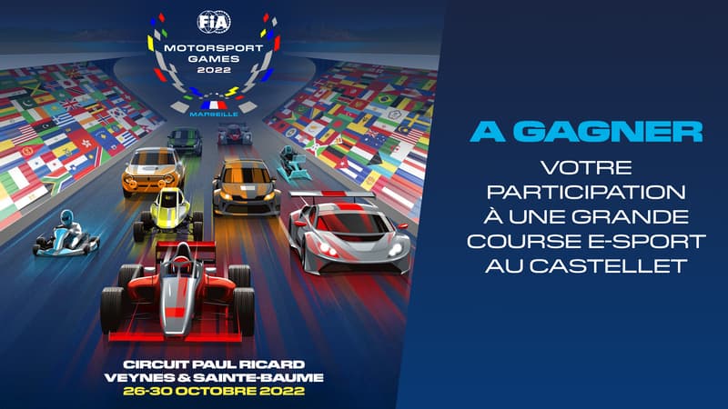 Votre participation à une grande course E-sport au Castellet