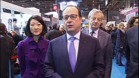 Hollande au Salon du livre: "La raison de ma venue ici, c'est pour la liberté d'expression"