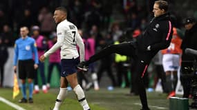 Kylian Mbappé et Thomas Tuchel (PSG)
