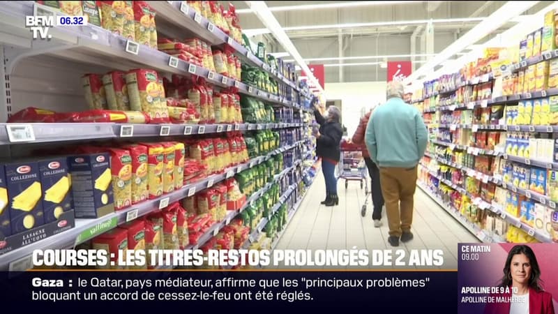 L'utilisation des titres-restaurants pour faire ses courses de nouveau autorisée jusqu'à fin décembre 2026