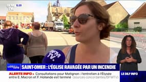 "On ne sait pas où on va dormir ce soir": cette habitante de Saint-Omer témoigne après l'incendie de l'église de l'Immaculée-Conception