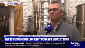 Droits de douane américains: "On compte sur nos institutions et nos politiques pour trouver des solutions favorables au vin", confie un viticulteur