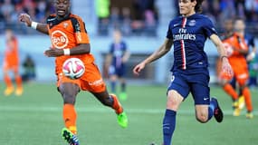 Edinson Cavani et Lamine Koné