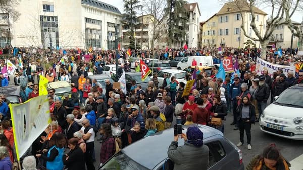 La mobilisation était importante à Gap ce jeudi. La mobilisation était importante à Gap ce jeudi.