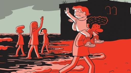 La couverture de la nouvelle BD de Riad Sattouf, sur le destin de son jeune frère, enlevé par leur père syrien dans les années 1980. La couverture de la nouvelle BD de Riad Sattouf, sur le destin de son jeune frère, enlevé par leur père syrien dans les années 1980.
