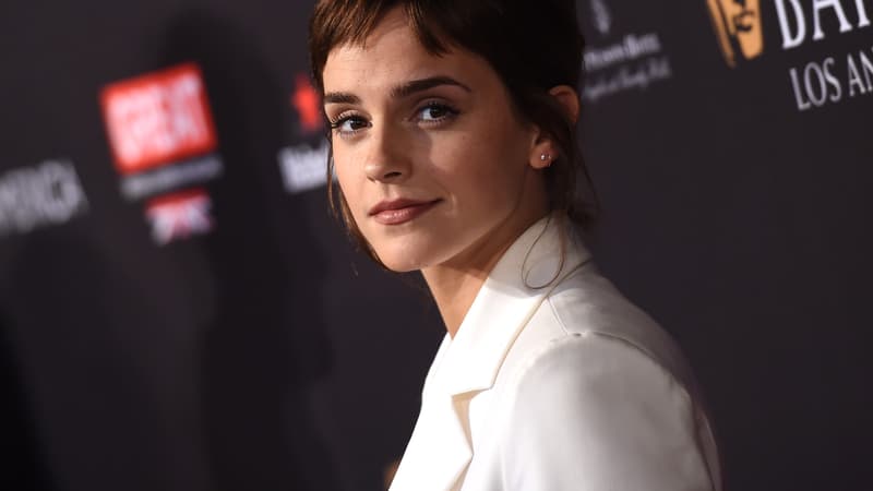 Emma Waston aux BAFTA Awards, à Los Angeles le 6 janvier 2018
