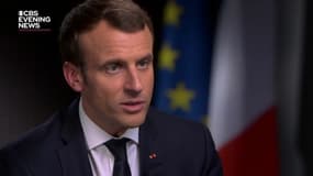 Emmanuel Macron sur CBS, le 11 décembre.