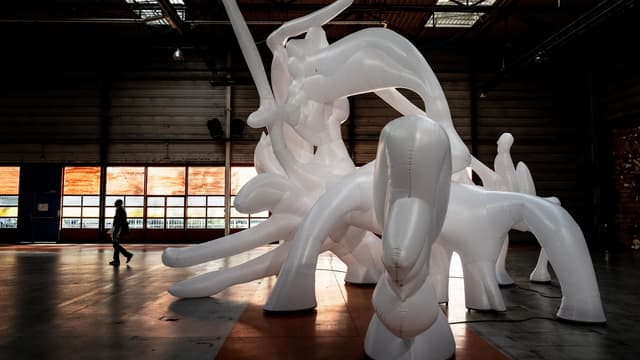 Un oeuvre de la Biennale, en 2019