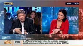 BFM Politique: L'interview de Jean-Luc Mélenchon par Apolline de Malherbe (4/6) - 25/01