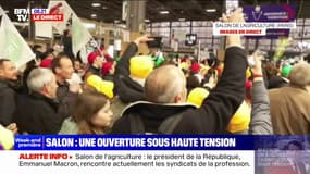 "Macron démission": un mouvement de colère incontrôlable dès l'ouverture du Salon de l'agriculture