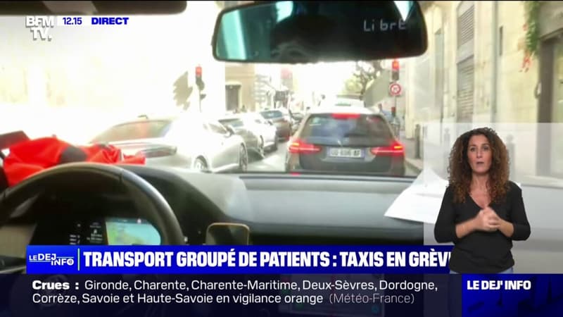 Taxis en grève à Marseille: le cortège vient d'arriver dans le centre-ville