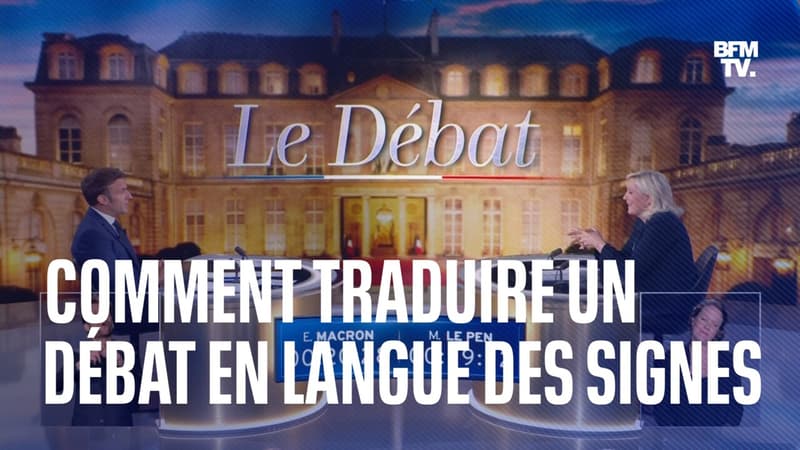 Débat Macron-Le Pen: une interprète en langue des signes témoigne de la difficulté de l'exercice