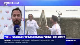 "C'est un moment magique": Thomas Pesquet réagit apès avoir porté la flamme olympique