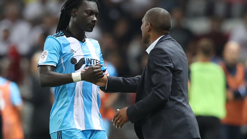 Bafétimbi Gomis et Franck Passi