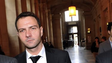 L'ancien trader de la Société Générale Jérôme Kerviel au palais de justice de Paris