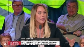 #Giletsjaunes : "Éric #Drouet est un lâche. S'il a mieux à proposer pour la France, pourquoi il ne se présente pas à la présidence de la République ?"@AmezianeRose #GGRMC