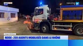 Neige annoncer dans le Rhône : tout est prêt pour gérer les routes