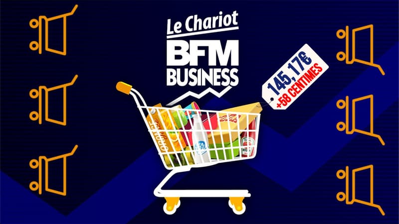 [Chariot BFM Business] les marques de distributeur à la hausse, le prix de nos courses augmente