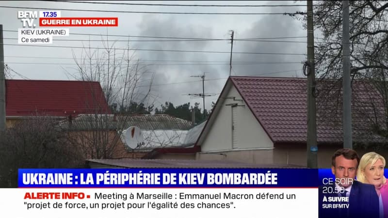 Guerre en Ukraine: la périphérie de Kiev de nouveau bombardée