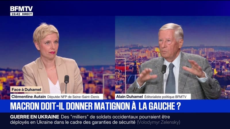Crise politique Il y a une passion de l egalite en France affirme Clementine Autain deputee NFP de Seine Saint Denis 2133076