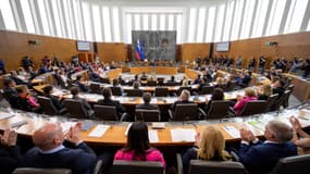 Le Parlement slovène, le 13 mai 2022 à Ljubjana