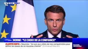 Remaniement: Élisabeth Borne, "c'est le choix de la confiance, de la continuité et l'efficacité" assure Emmanuel Macron