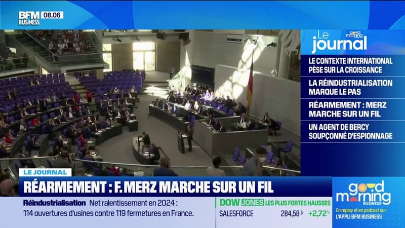 Réarmement : F. Merz marche sur un fil