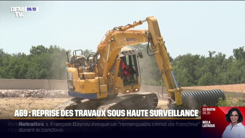 A69: les travaux reprennent sous haute surveillance après 4 mois d'interruption