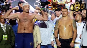 Tyson Fury et Oleksandr Usyk