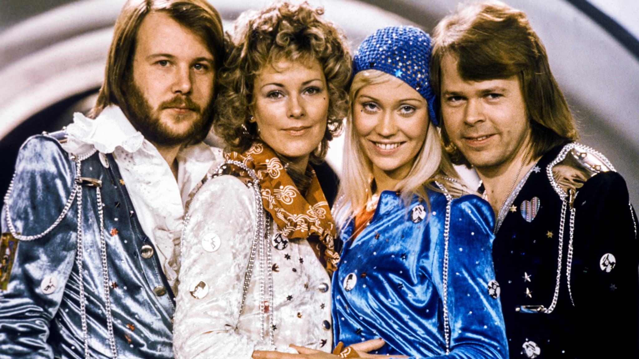 Benny Andersson, Anni-Frid Lyngstad, Agnetha Faltskog & Bjorn Ulvaeus, les membres du groupe ABBA