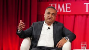 Neal Mohan, PDG de Youtube, prend la parole lors de l’événement "2025 A Year In TIME", le 10 décembre 2025 à New York