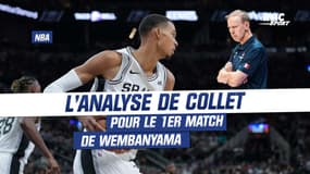 NBA : Collet analyse le premier match de Wembanyama et n’est pas inquiet pour le reste de la saison