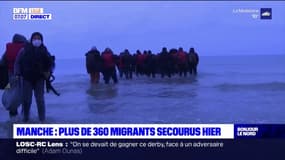 Traversée de la Manche: plus de 360 migrants secourus dans le détroit du Pas-de-Calais