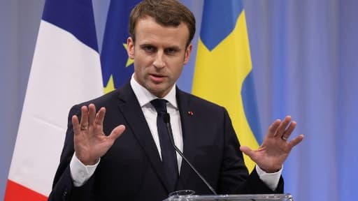 Emmanuel Macron, le 17 novembre 2017