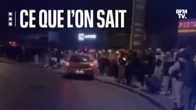Une capture d'une vidéo de l'accident à Bordeaux lors d'un rodéo urbain