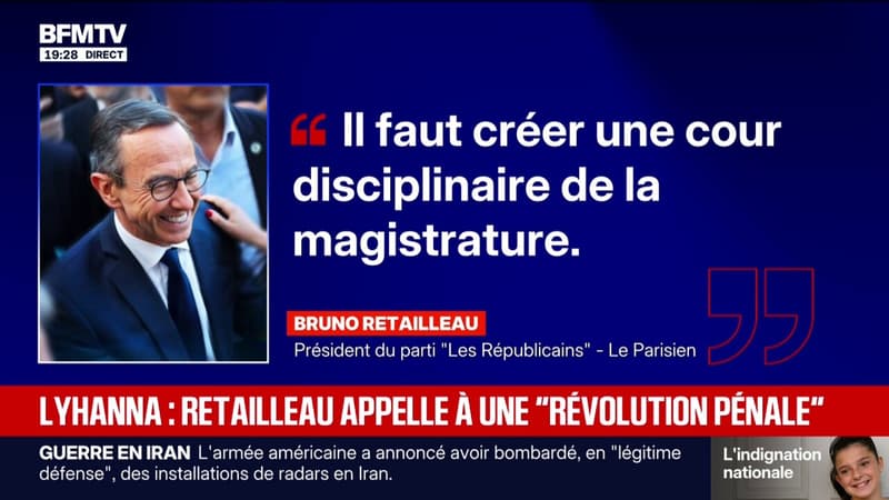 Mort de Lyhanna: "Il faut créer une cour disciplinaire de la magistrature", déclare Bruno Retailleau, président des Républicains