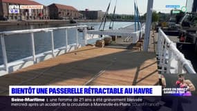 Bientôt une passerelle rétractable au Havre sur le bassin Paul-Vatine